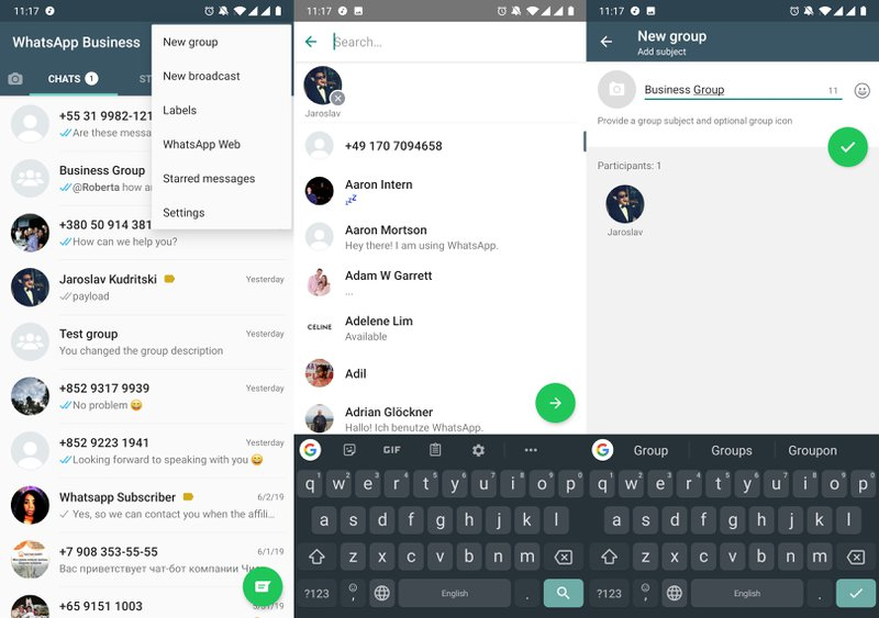 WhatsApp群发之WhatsApp分组群发